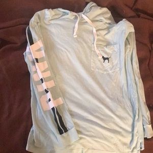 VS PINK long sleeve hoodie shirt MAKE OFFERS